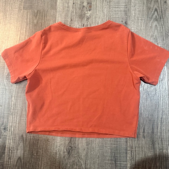 Nike Women's Vibrant Orange Crop Top - Picture 4 of 4